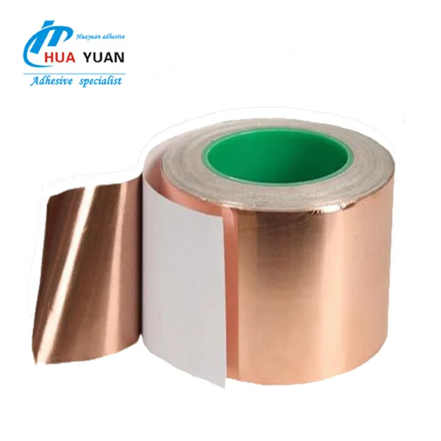 Bulk Conductive Copper Foil Tape Double Side Conductive Tape Copper Foil Gold Tape