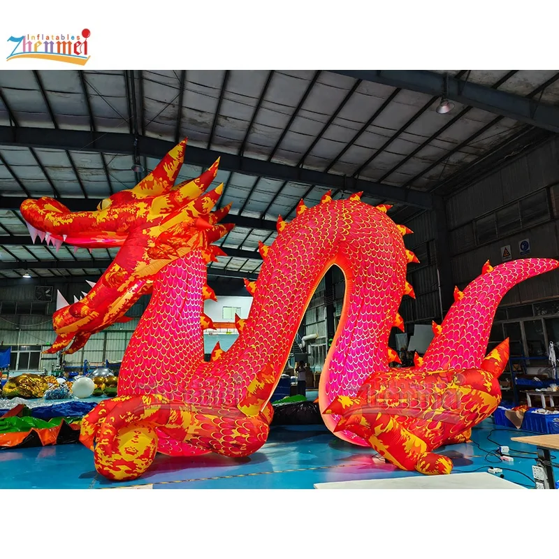 Zhenmei Advertising Giant Inflatable Chinese Dragon for Event