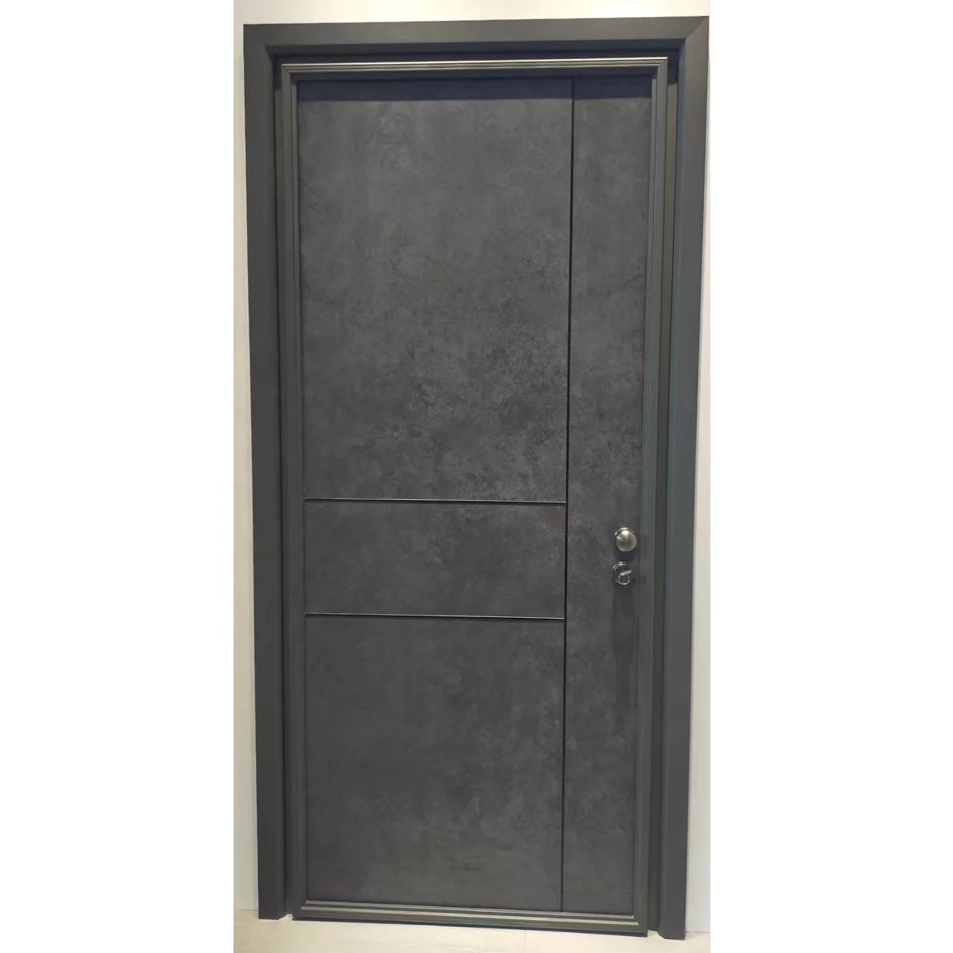 Mode Villa Exterior Main Entry Door Bullet Proof Luxury Casting Aluminum front Modern Door Design