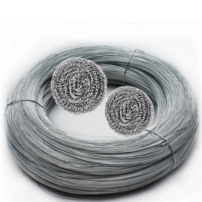 Проволока из нержавеющей стали толщиной 0,7 мм для Изготовления Кухонных мочалок и скребков