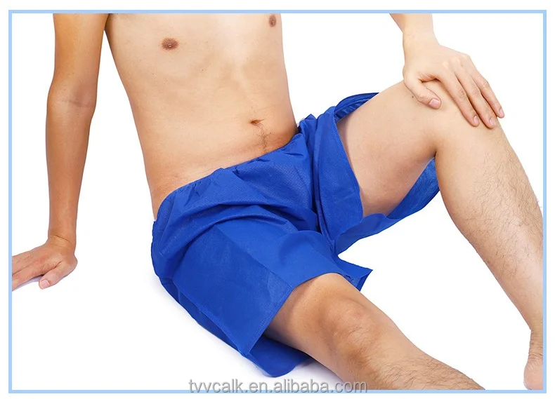 home Medical Patient Pants Unisex SMS Non Woven Endoscopy Pants Disposable Colonoscopy Exam Shorts