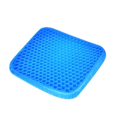 Cushion TPE Pad Relaxing Spine High Quality OEM Ergonomic Summer Cooling Therapeutic Silicone Gel Chair Car Seat Gel Cushion
