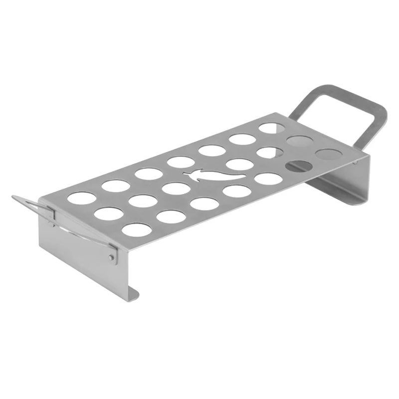 Stainless steel BBQ chili rack jalapeno rack barbecue jalapeno roaster with  double handles outdoor grills