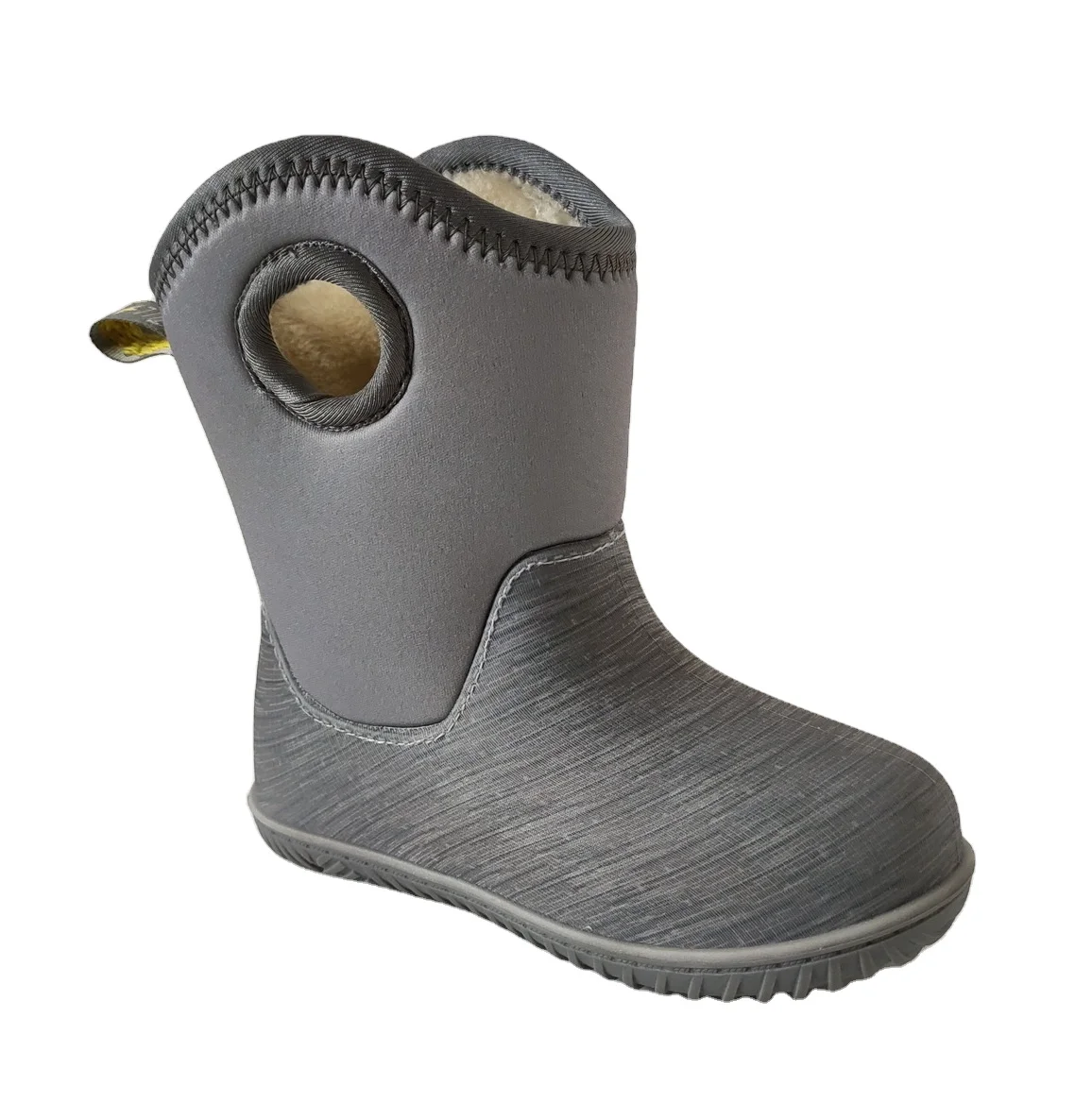 2021 Kids Winter Keep Warm Waterproof Rain Shoes Neoprene Plush Shoes Chloroprene Rubber Wellies