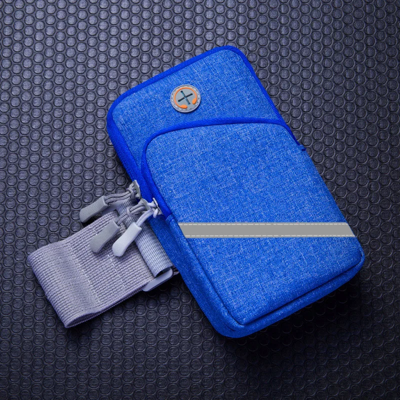 newest adjustable ultralight morning night running jogging android mobile phone holder case mini bag sweat absorb belt arm band
