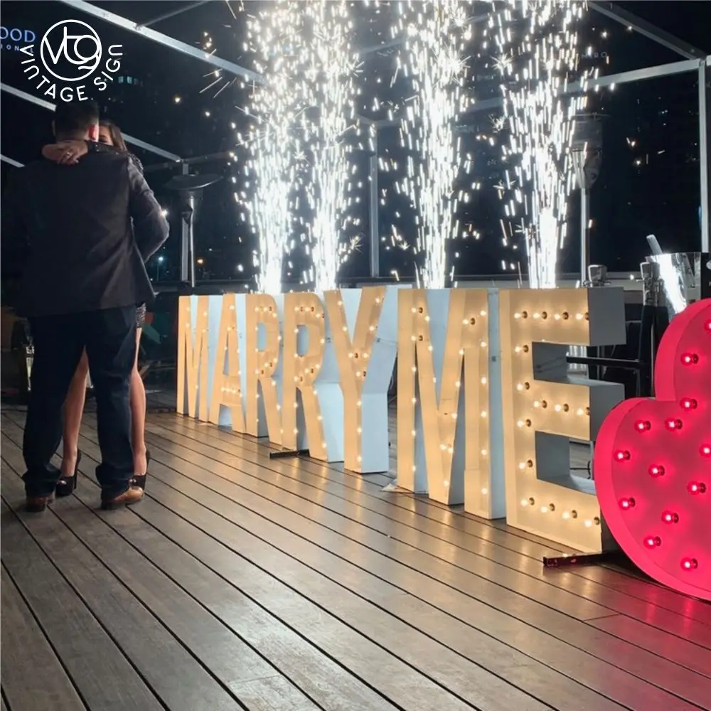 Big Letter Numbers And Letter Lights 4ft 5 ft 6ft Marquee Light Up Giant Letters Custom Giant 4ft Marquee Love Party