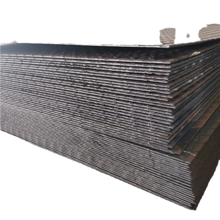 A36 SS400 MS Teardrop Checkered Steel Plate from China