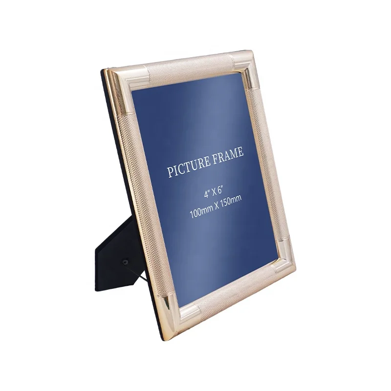 Silver Glitter Wide Edge Photo Frame Silver Plated Photo Frame Landscape or Portrait for Table
