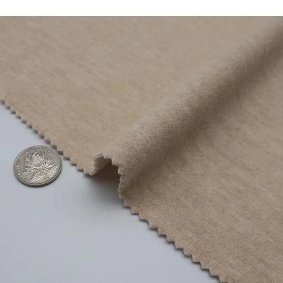 
2021 Hot Viscose Plain Fabric Plain Dyed Brushed Polyester For Fashion Fabric Winter 