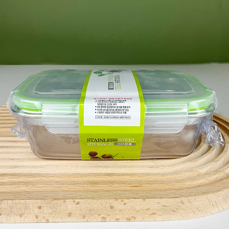 Hot Sale Air Tight Stainless Steel Food Container Lunch Box Set Stainless Steel Lunch Bento Box Tiffin Food Storage Containers