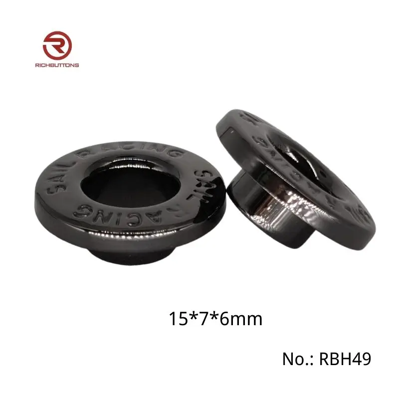 Factory Sale Custom-Made Top Quality Engraved Logo Copper Brass Grommet Metal Shoe Eyelet