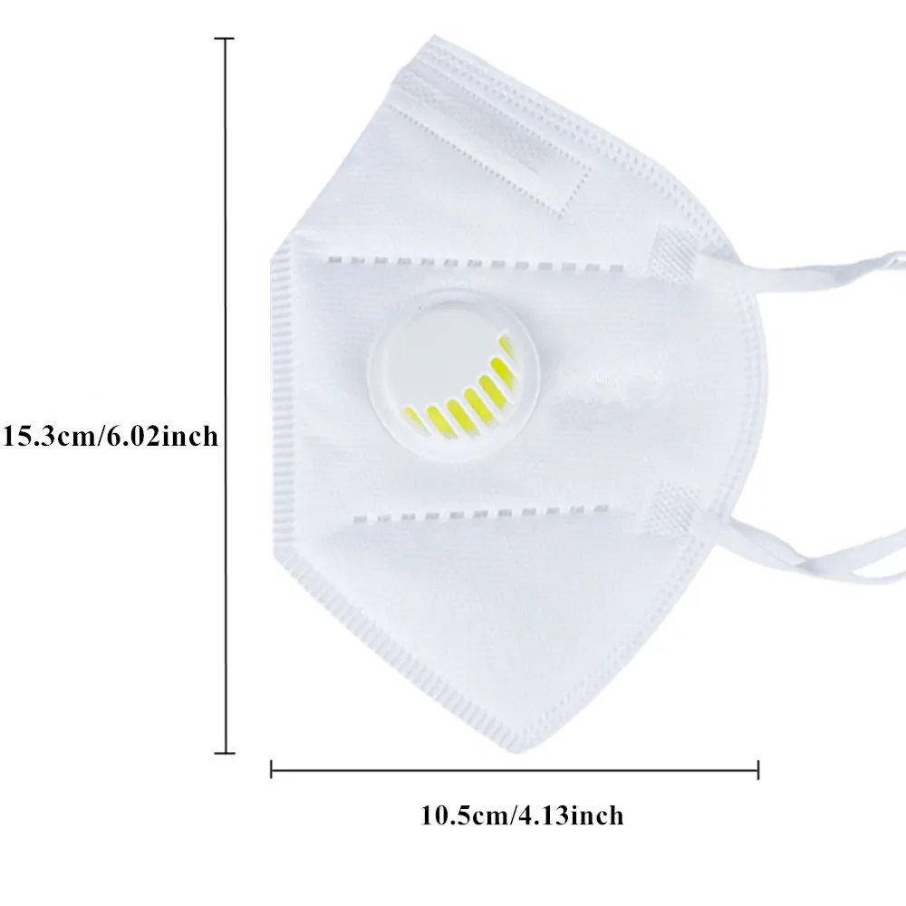 2024 Fashion KN95 Safety Dust Proof Mask Non-Woven Industrial Facemask KN95 Facemask for Adult