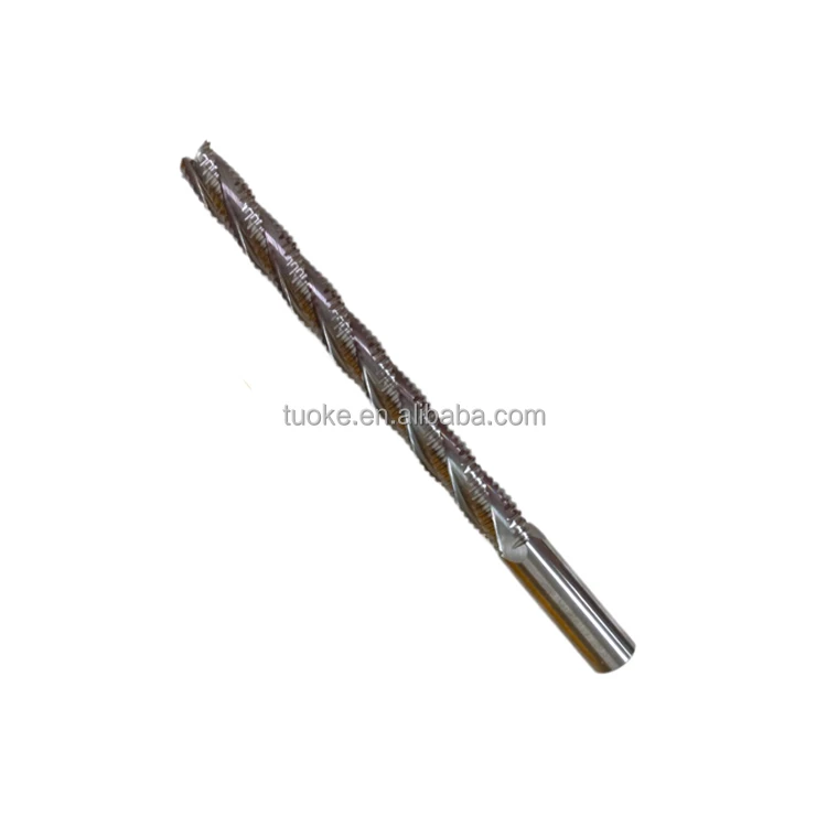 TUOKE TK694 woodwork CNC Router Bits Spiral End Milling Solid Carbide Tooling Mill Cutter