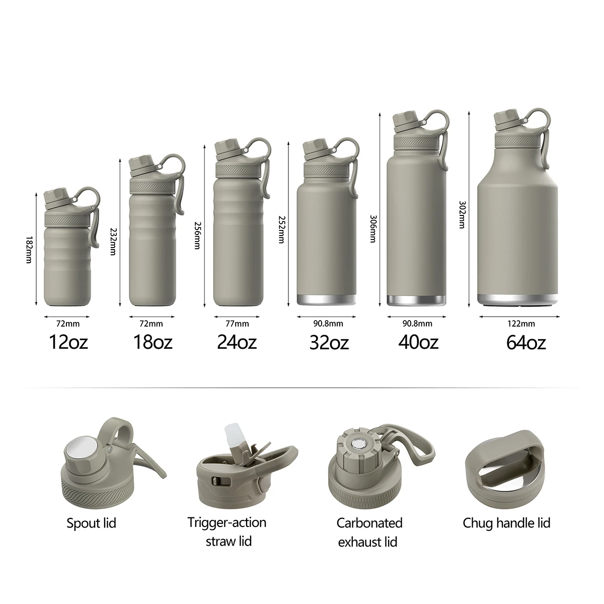 Vacuum Flask Double Walled Insulated Drinks Bottle Thermal Travel Stainless Steel Water Bottle Custom logo