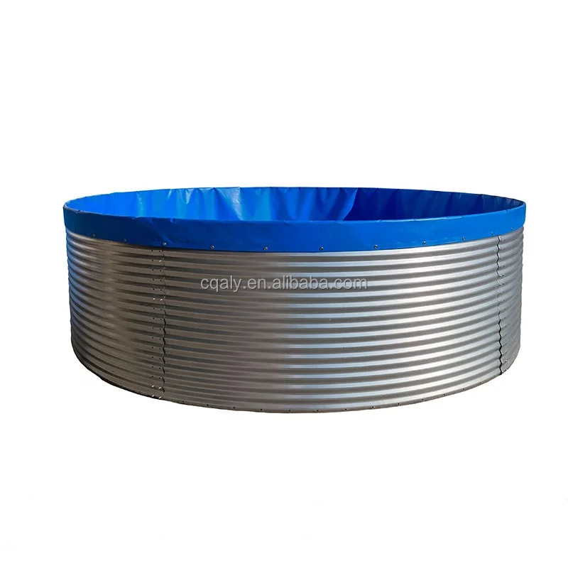 Aquaculture PVC large water tanks indoor fish breeding plastic commercial fish farming tank