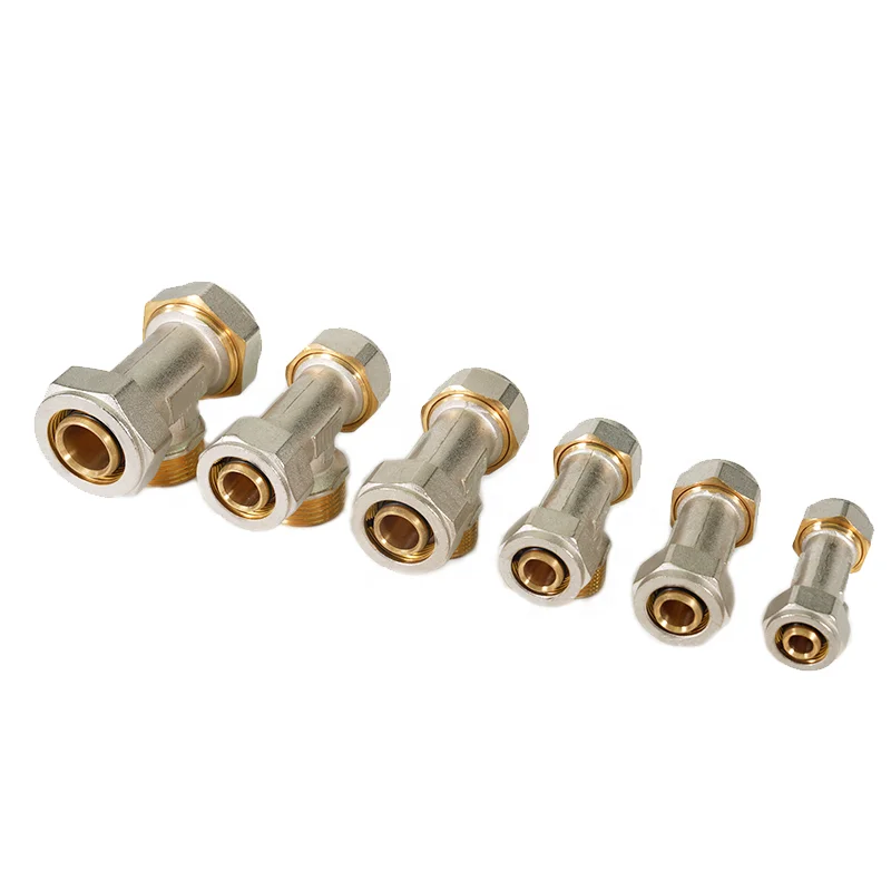 Brass Fittings Professional 1/2 Inch Male Socket For Plumbing Brass Compression Pex Brass Fitting