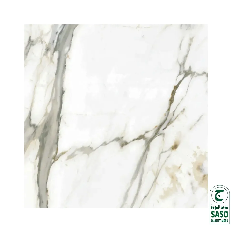 GUCI artificial white marble jade floor wall tiles building materials glossy dull