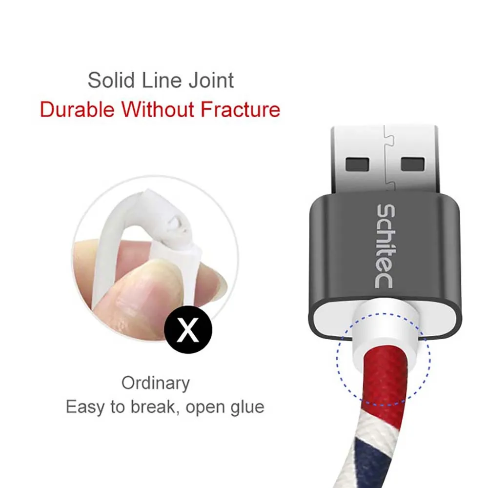 Factory Direct Hot Sale 1 M 2M OEM PU Leather Cell Phone Fast Charging Micro Type C USB Data Cable