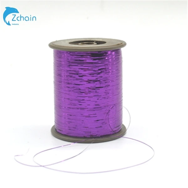 Free Sample 100g High quality Colors metallic Lurex Yarn m type metallic yarn 100% metallic yarn for weaving