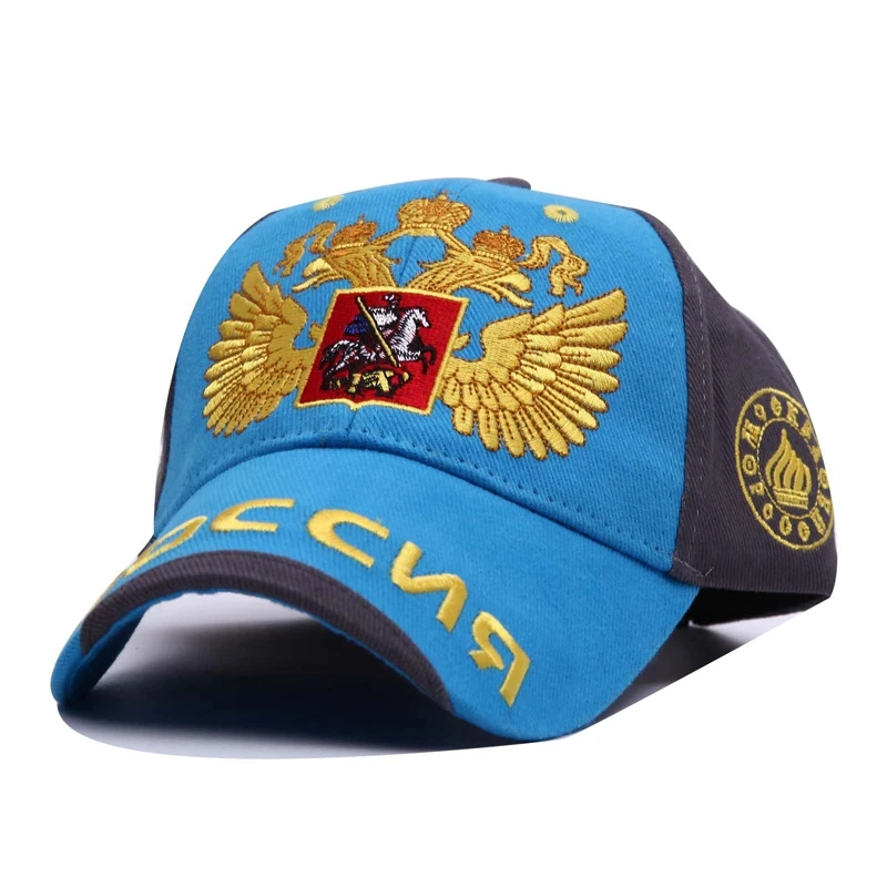 Baseball Cap Men and Women Gold Double Headed Eagle Cap Spring Summer Autumn and Winter Outdoor Sports Leisure Cap