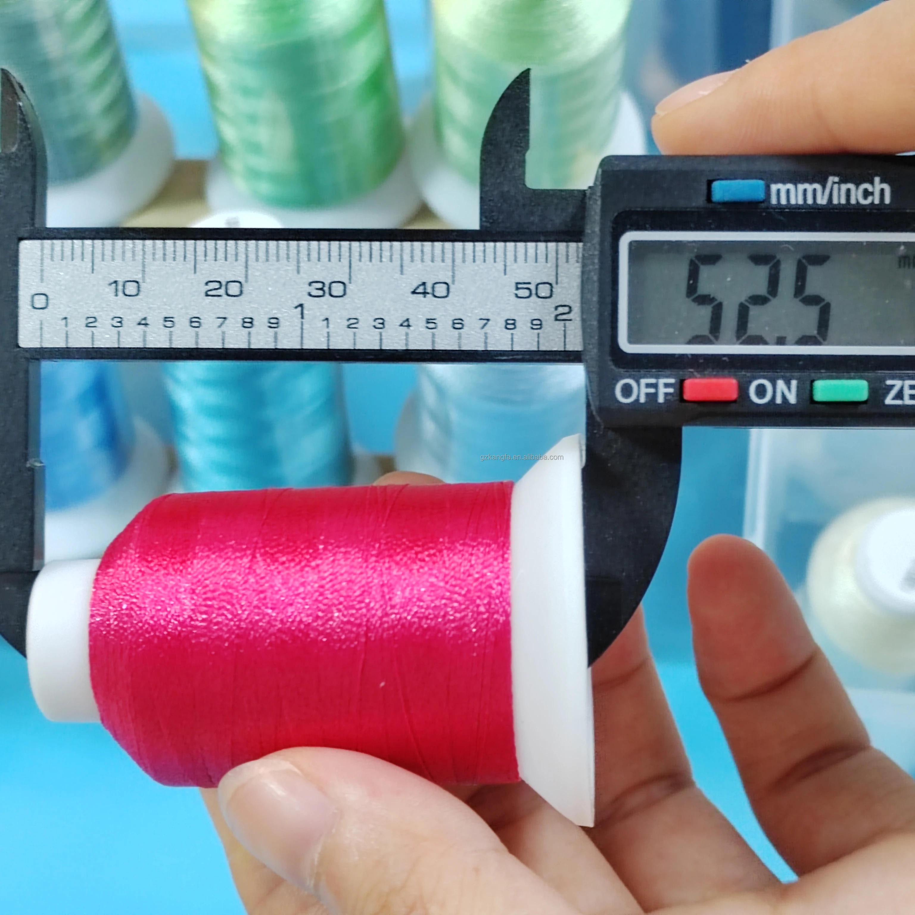 40 Spools 120D/2 Polyester Embroidery Machine Thread Kit 500M (550Y) Each Spool- Colors Compatible with Janome