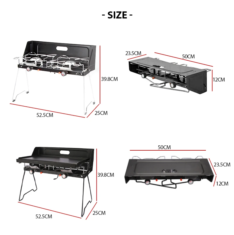 SV0357 Cheap Price Gas Cooker Outdoor Cooktops Camping Micro  Gas Burners G30 Kerosene Gas Pressure Stove