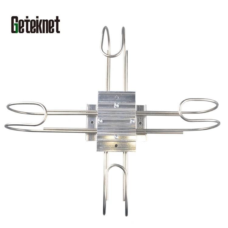 FTTH Hook Clamp for fiber cable Earth Wire Dead End Clamp Low Tension Clamp Aluminium Alloy Geteknet Standard