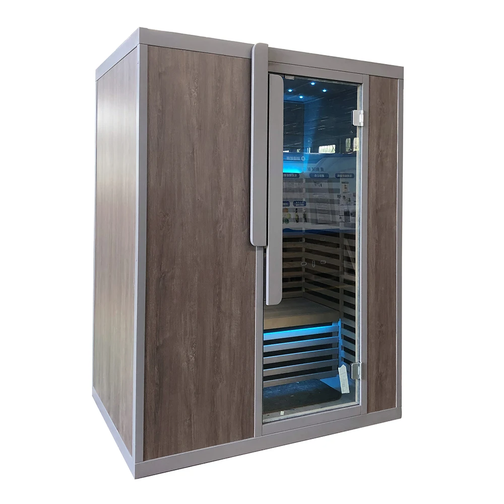 Modern Premium Infrared Sauna 2-3 People Infrared Sauna Room Hemlock Solid Wood Sauna For Relaxation For Use In Villas
