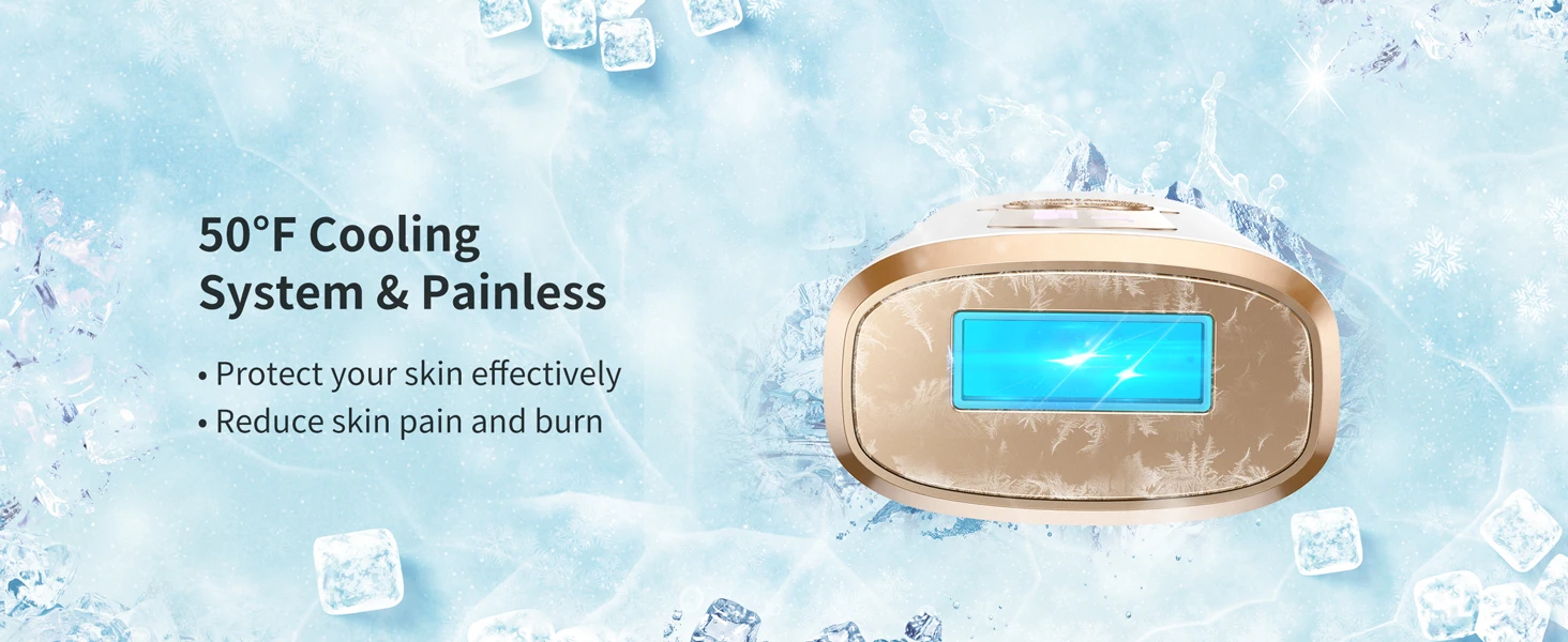 Hot Selling Products 2023 Portable 990000 Flashes Lcd Painless Laser Handle Auto Mode Quartz Ipl Hair Removal Ice Cooling 12V DC