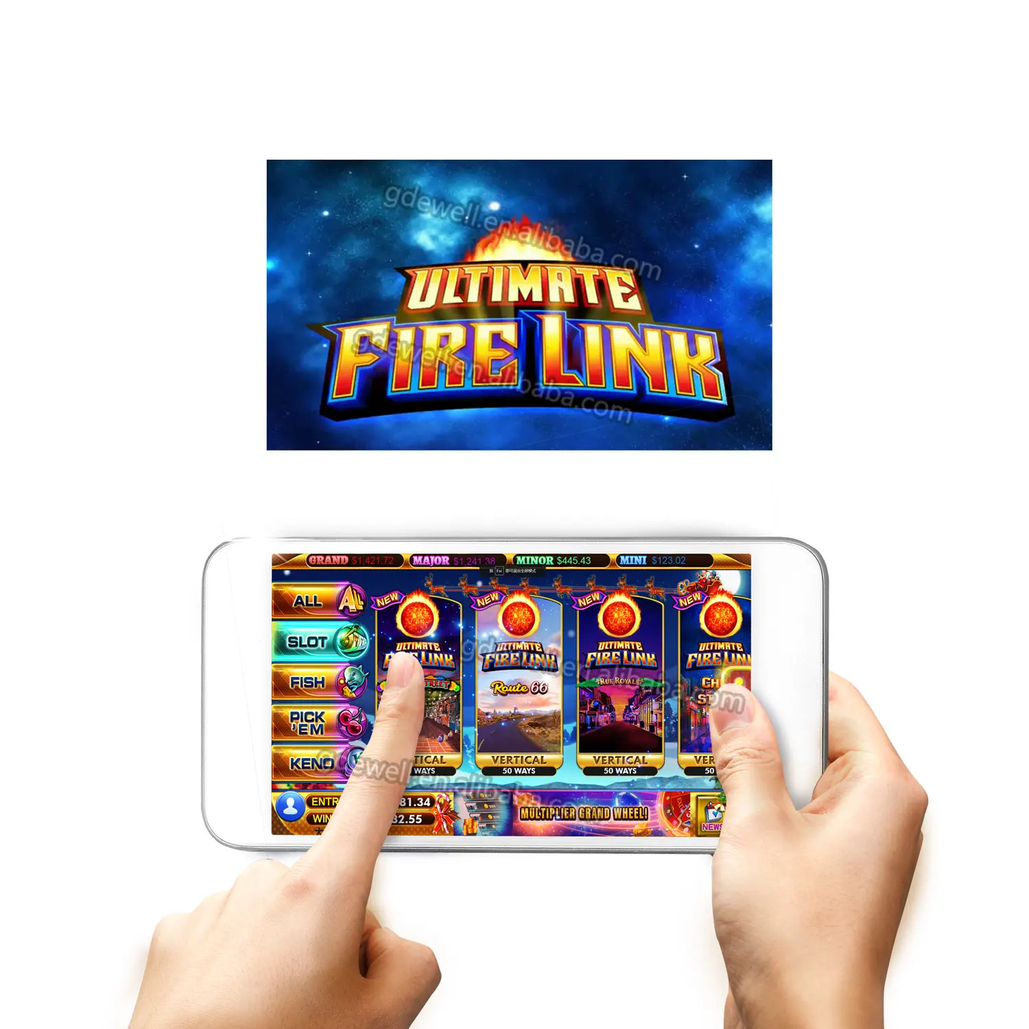 American Hot Sale Online Fishing Software Fish Mobile App Fire Link Game Slot Sales