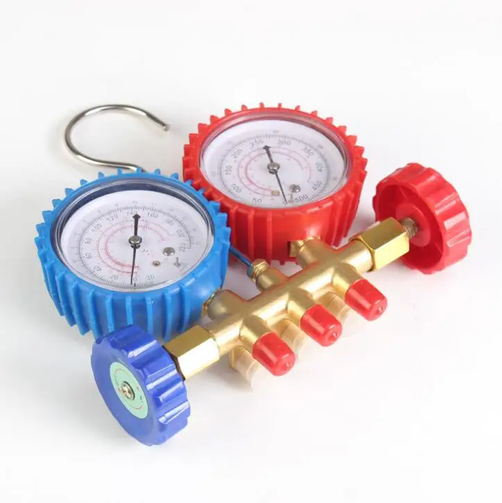 HVAC manifold gauge set R410 Refrigeration pressure gauge for automobile air conditioning