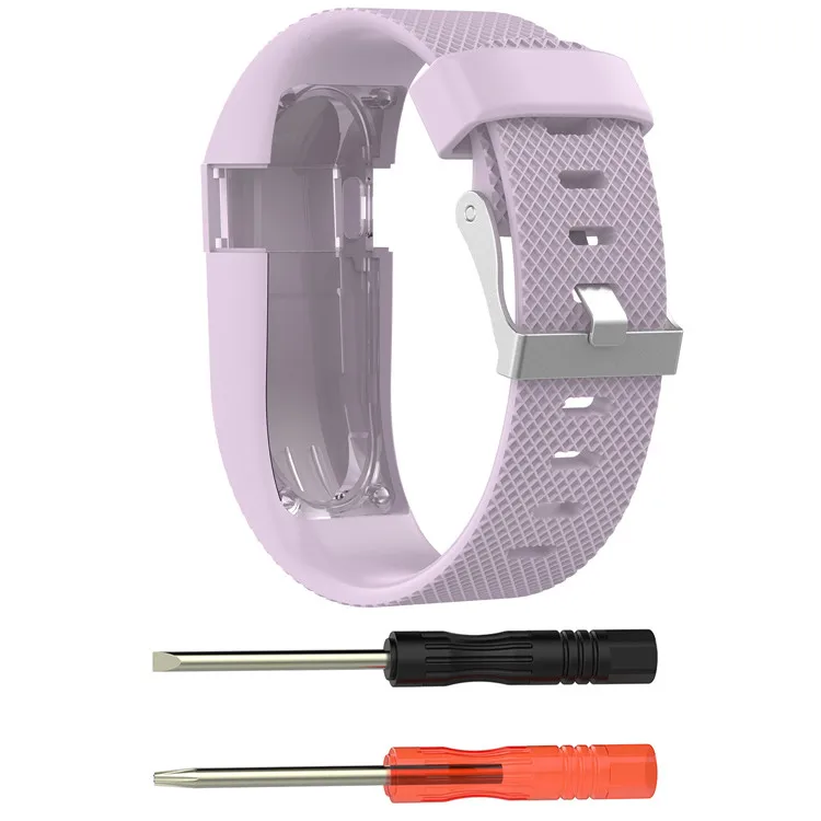 Best quality silicone smart watch strap  for Fitbit Charge HR bracelet with tool