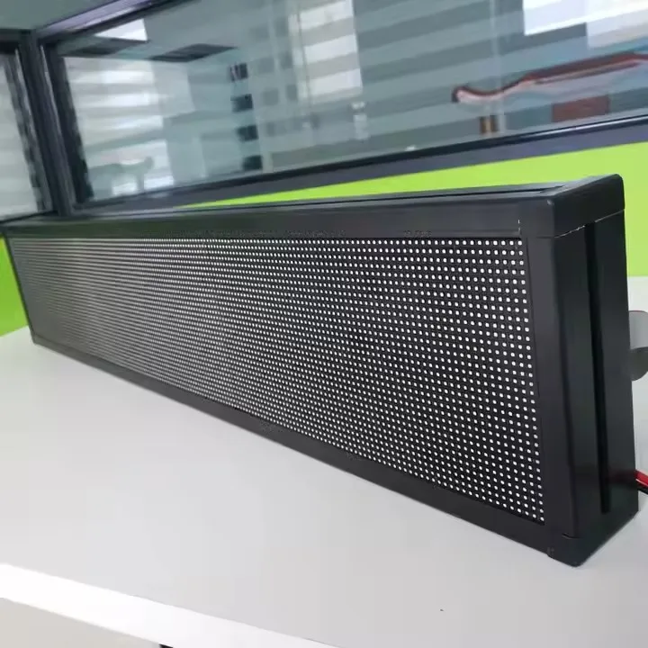 High quality 5515 slim frame aluminum profiles small strip led digital display frame led full color display