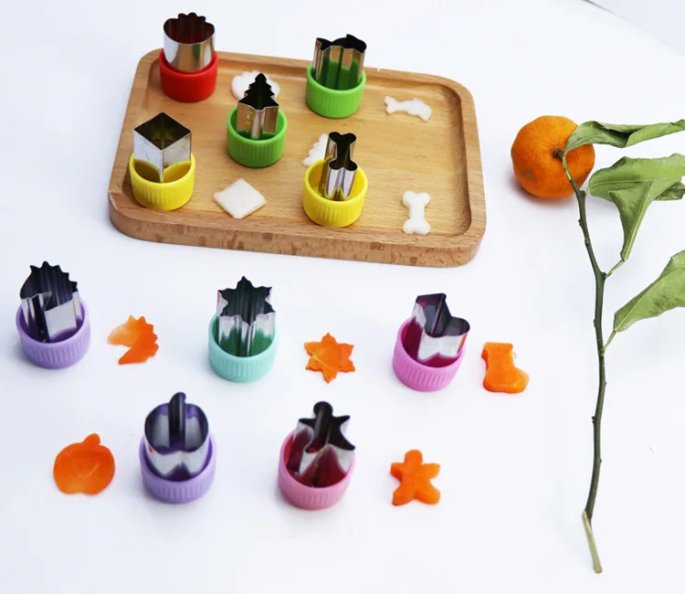 Stainless Steel Hand Press Manual  Fruit Vegetable Cutter Accesorios De Panaderia Cookie Pastry Baking Utensils For Kids