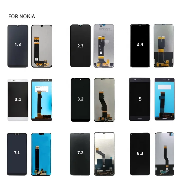 LCD manufacturer cell phone screen replacement for nokia touch display for nokia 8 sirocco oled