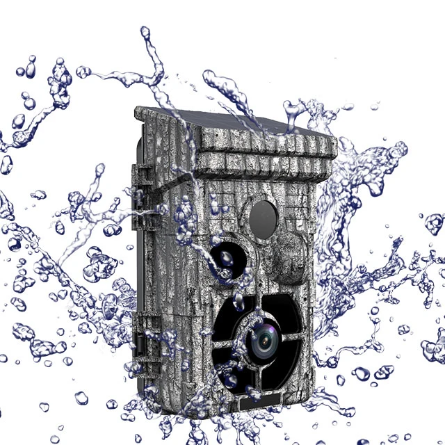 Hdking Outdoor Solar Powered Panel Security 4k Wifi Trail Photo 42m/36m/32m/24m IP65 Waterproof Hunting Camera