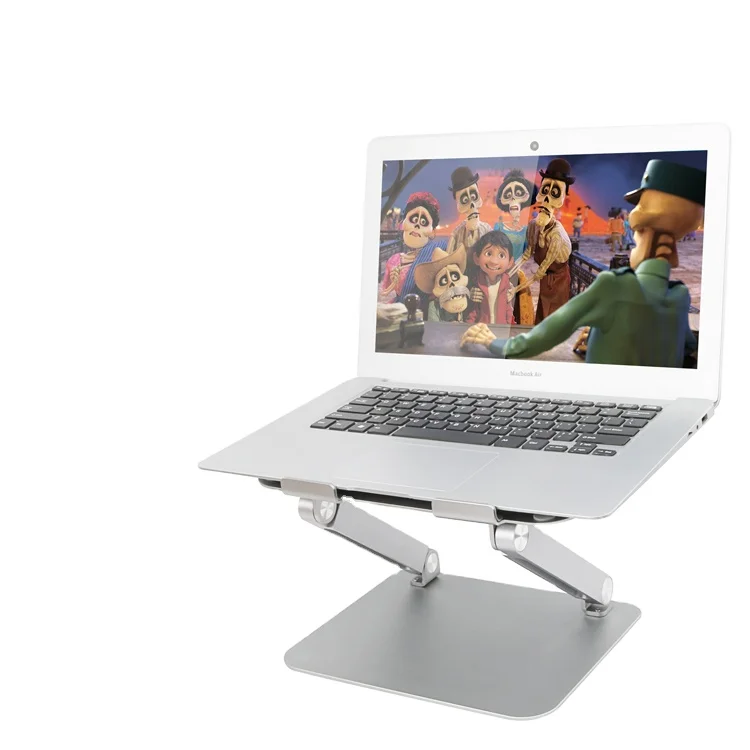 Great Roc OEM/ODM Home Office Mac Book Aluminum Holder Metal Laptop Stand Ergonomic Universal Laptop Stand Alloy Laptop Stand