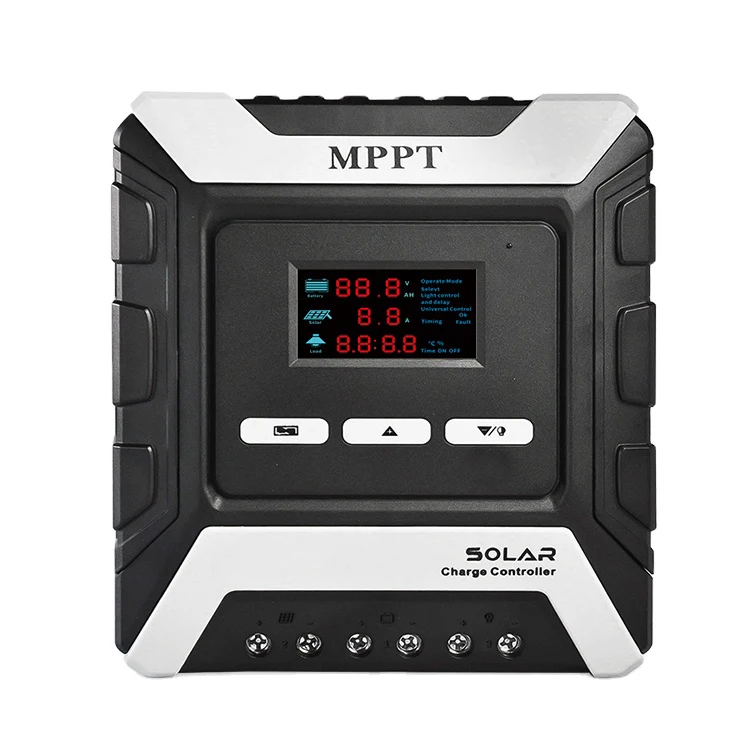High Voltage Off Grid MPPT Charge Controller 30 A 60 AMP 80A 12V 24V 48V Controller for Solar Energy