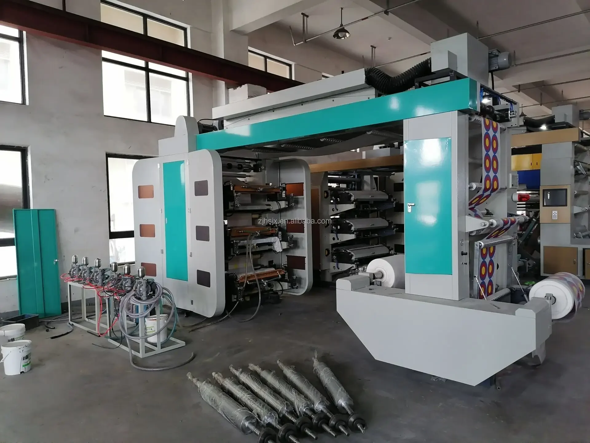 YTB-61200 High Speed 6 Color And 6 Station Silk Screen Flexo Printing Machine