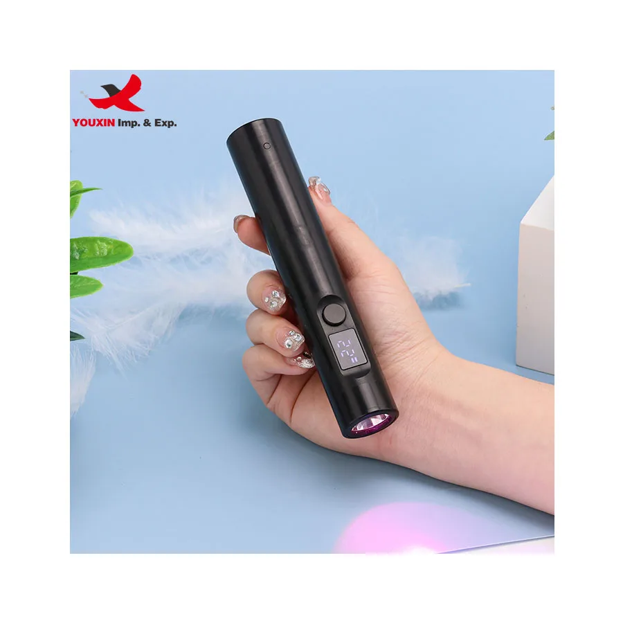 New Arrival Flexible Curing Light Lamp Custom Logo LCD Display Wireless Nail Lamp Led Jelly Lamp