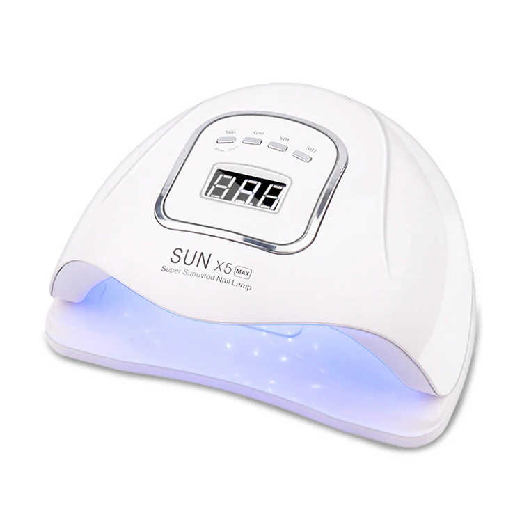 45LEDs Powerful UV LED Nail Dryer For Drying Nail Gel Polish With Large LCD Touch Screen Smart Sensor Nail Lamp