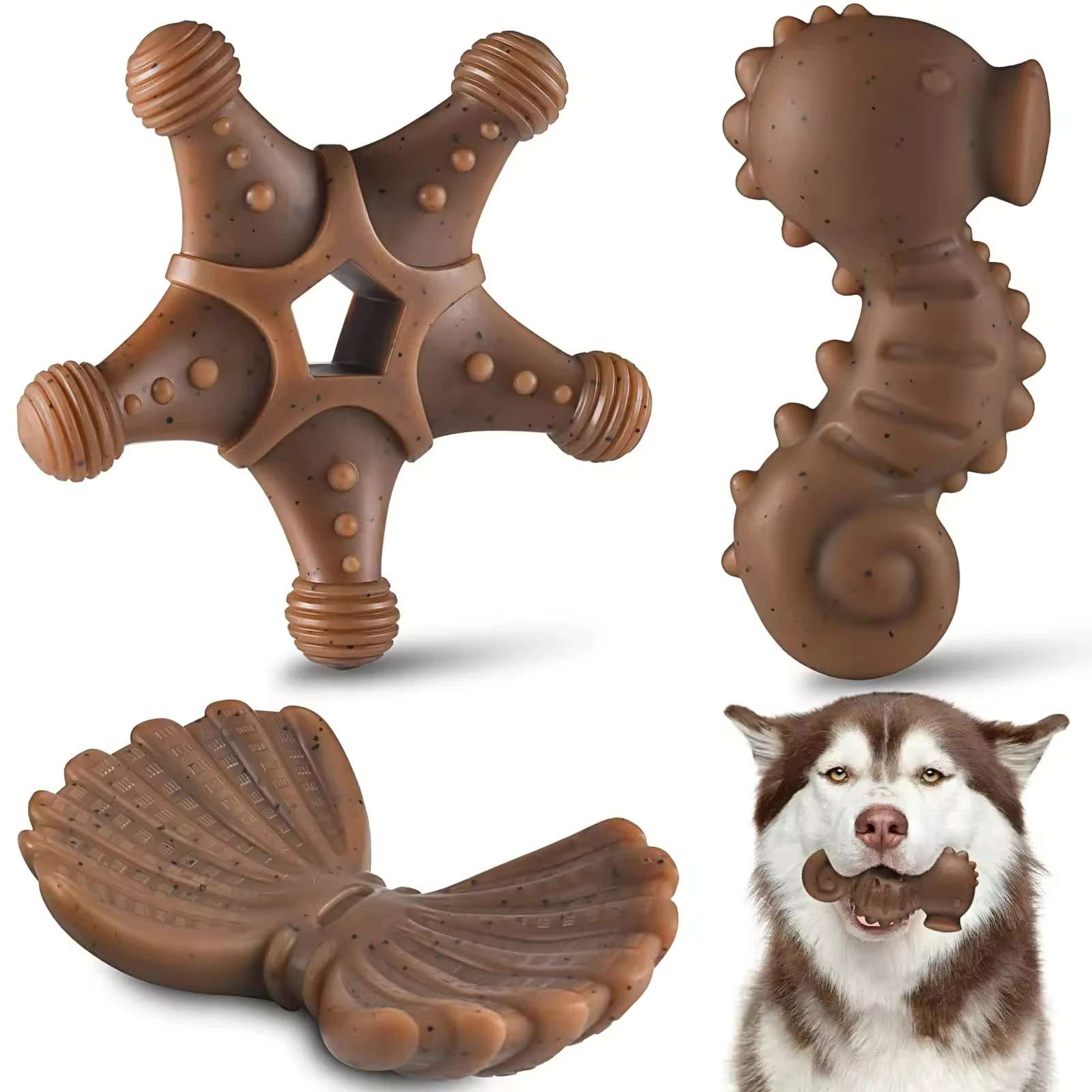 Juice Pet Custom High Quality Indestructible Dog Nylon Toyssuper Chewer Dog Toys With Tough Nylon Dogs Toys