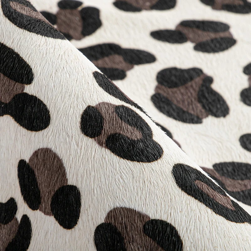 Western premium quality materials genuine leather cow hides fur fabric for making bags
