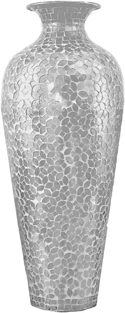 Vietnam handmade decorative floor mother of pearl luxury flower vase for home decor