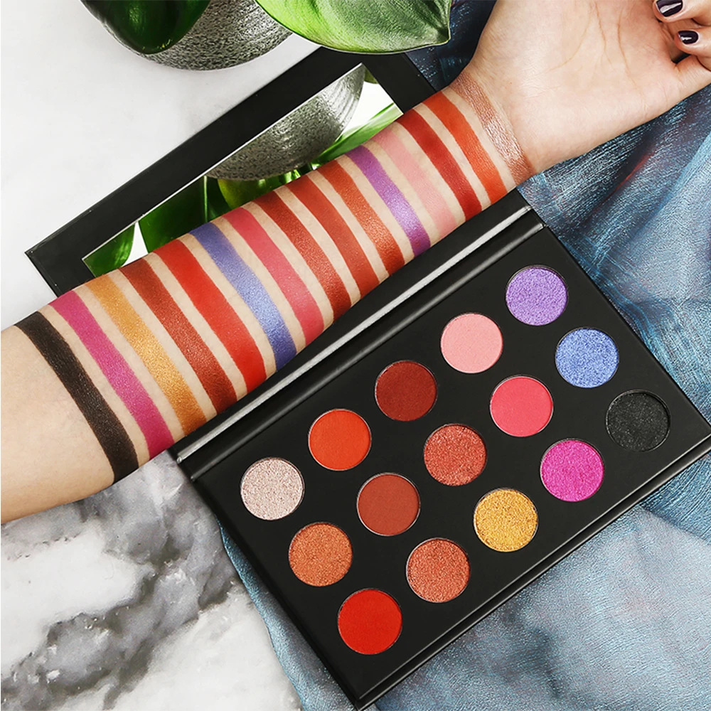 low MOQ makeup custom eyeshadow vendor high quality palette eyeshadow