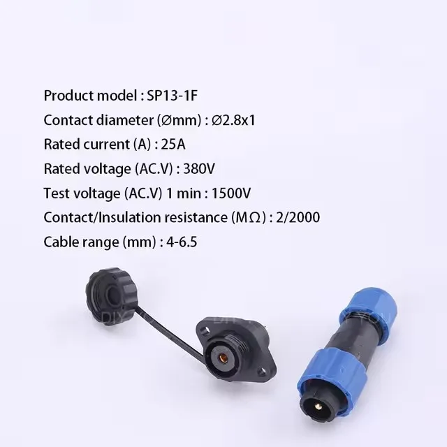 IP68 авиационный штекер SP13 1 2 3 4 5 6 7-контактный Кабельный разъем и Фланцевый Тип водонепроницаемый DIY YOU