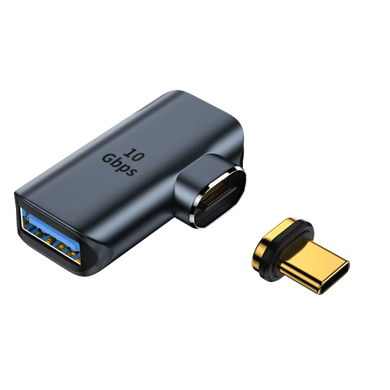 Magnetic USB 3.1 Adapter 24Pins Type C to HDM VGA RJ45 DP Quick Charge 10Gbps 4K 8K 60Hz Converter For Video Transmission