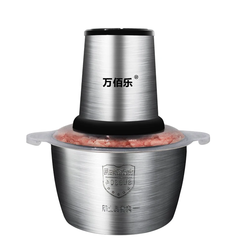 Home Kitchen Food Grinders Cheap Stainless Steel Small Best Meat Chopper Automatic 2L 3L Electric Meat Grinder For Sale