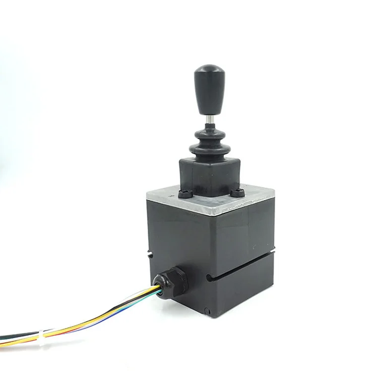 Spring Return 155B4212 PVRES Hall Sensor Two Axis Industrial Joystick For Construction Machine Part