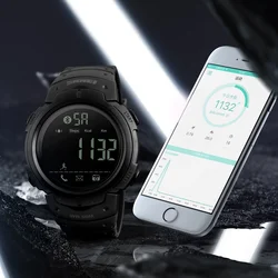 Skmei 1301 Waterproof Sport Smart watch factory supply Men Women sport army with ios android smartwatch